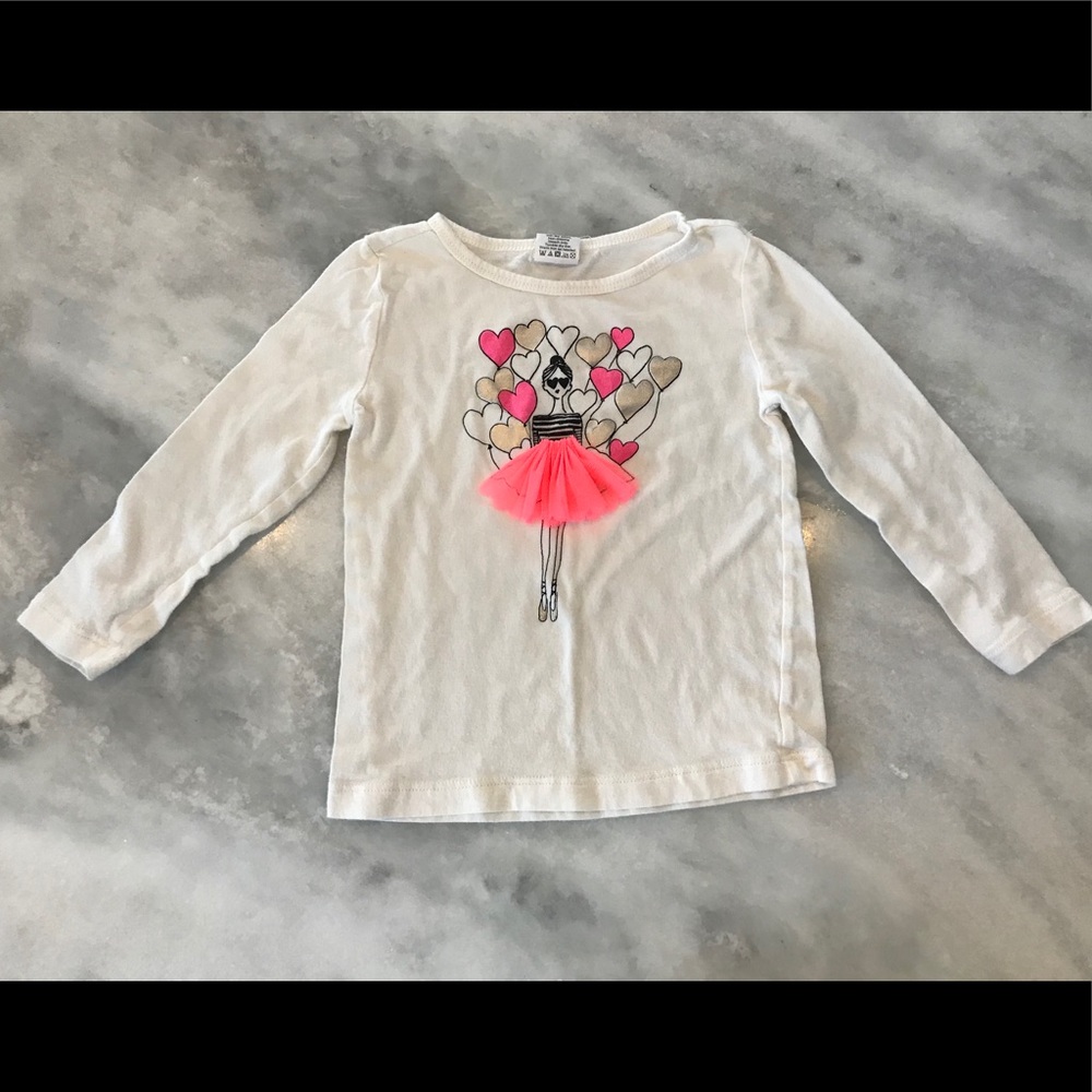 Crewcuts heart balloon shirt